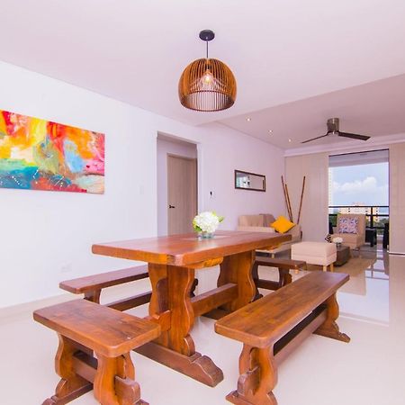 Apto Exclusivo En Bocagrande Frente Al Mar Cartagena Kültér fotó