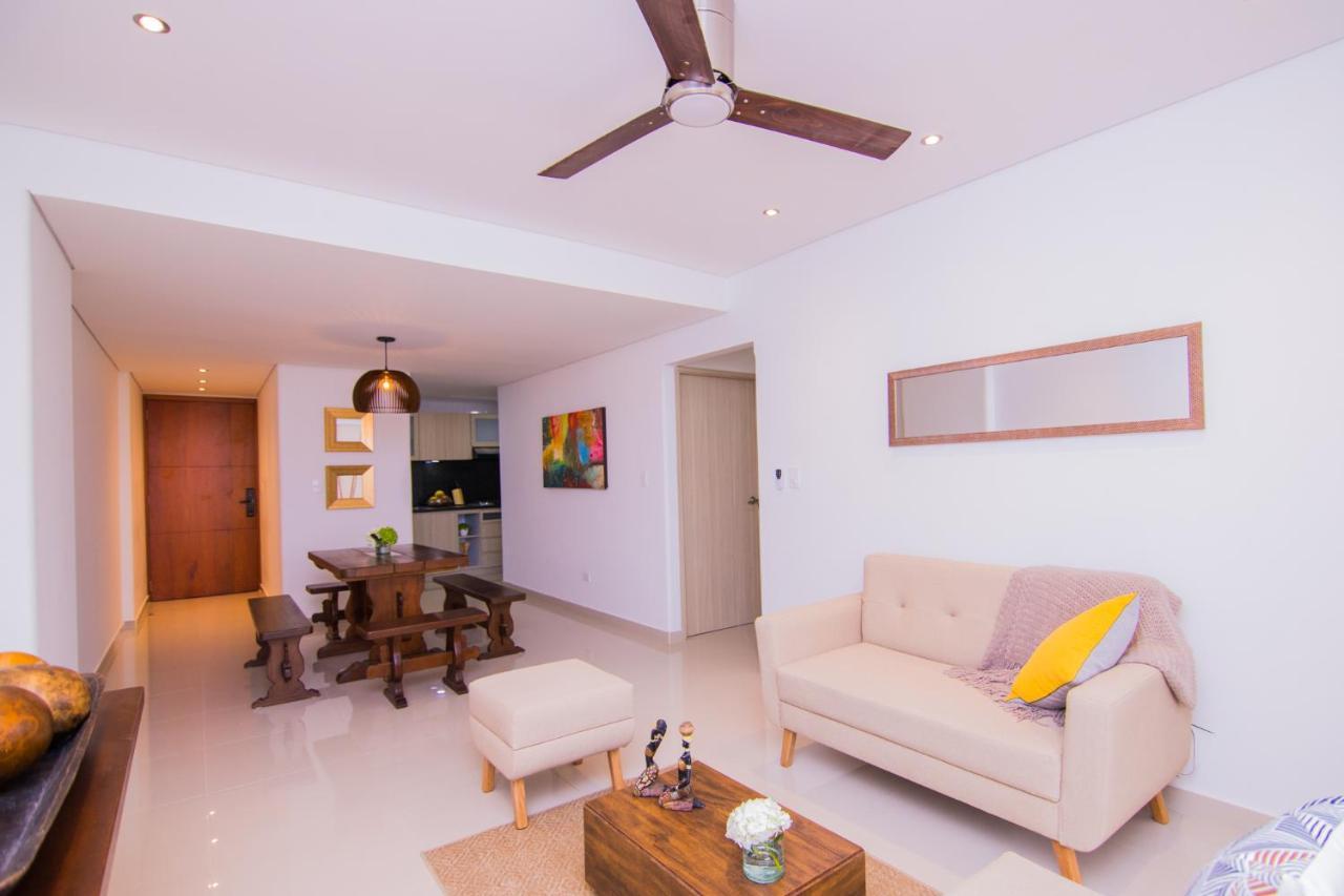 Apto Exclusivo En Bocagrande Frente Al Mar Cartagena Kültér fotó