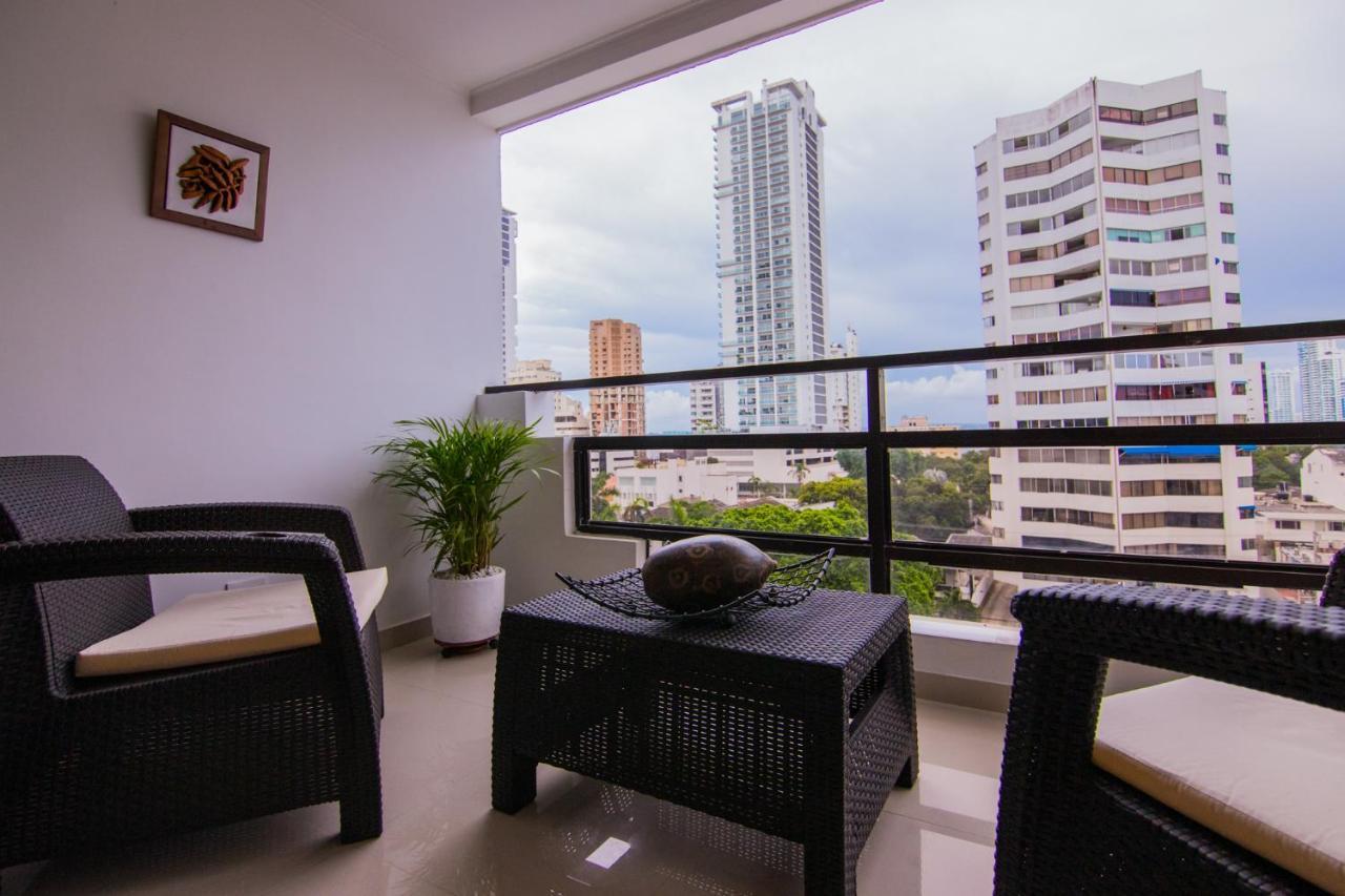 Apto Exclusivo En Bocagrande Frente Al Mar Cartagena Kültér fotó